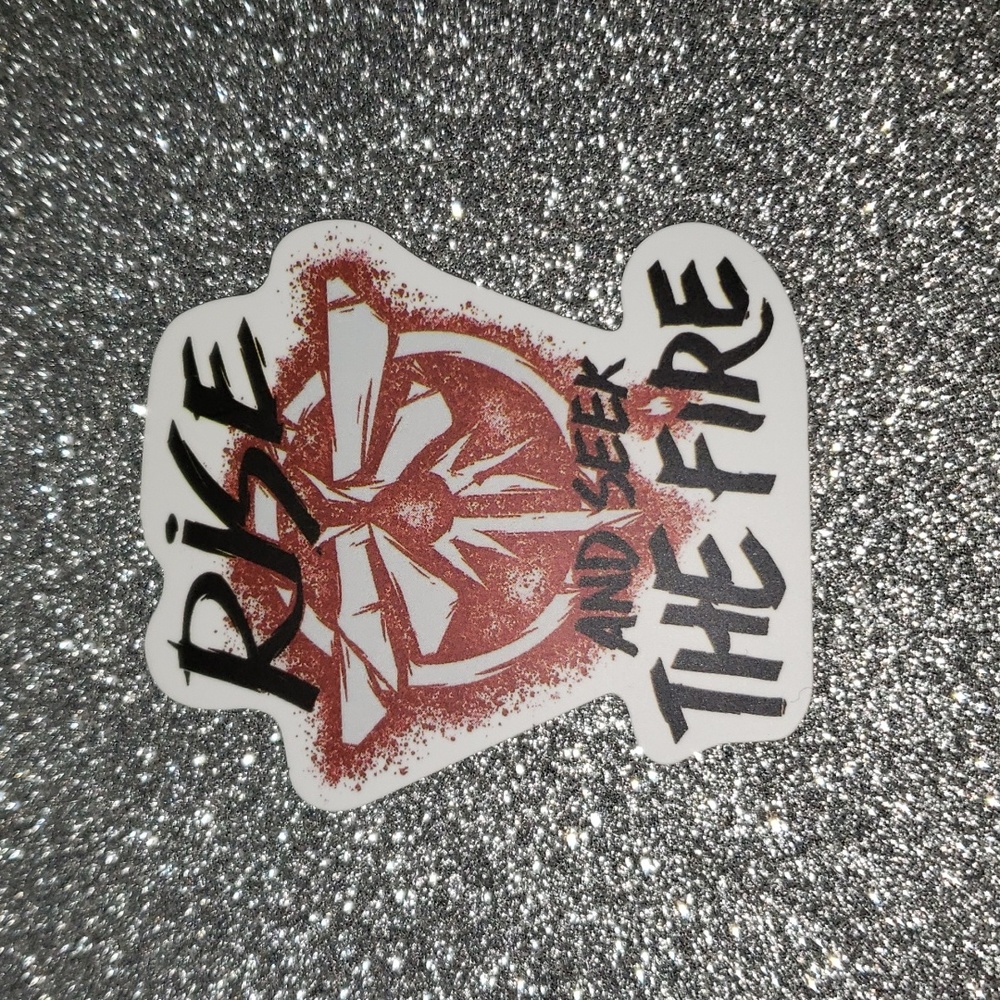 THE LAST OF US WATERPOOF Sticker firefly